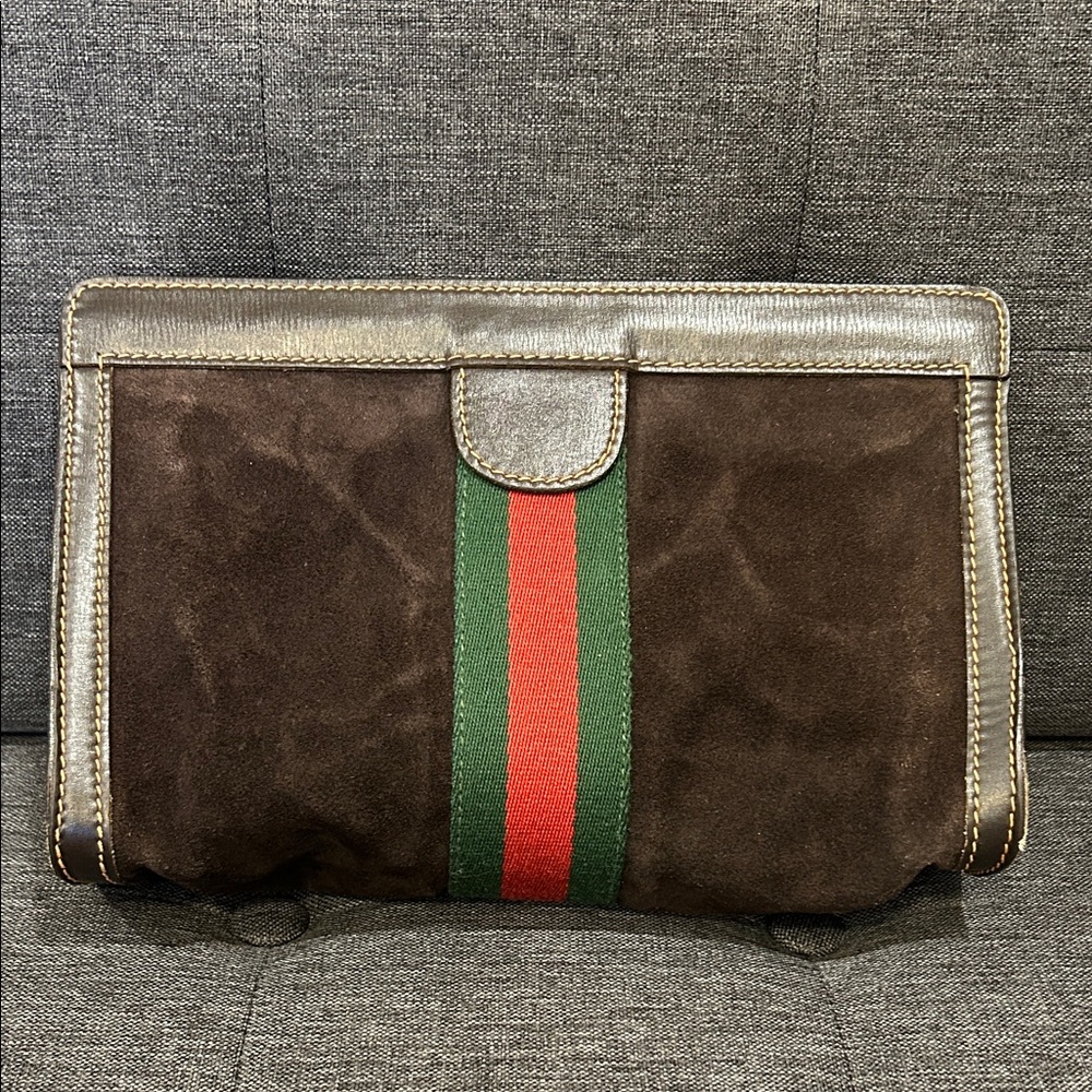 Gucci Parfum Sherry Line Vintage Toiletry Clutch